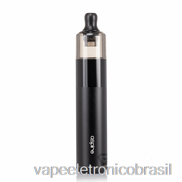 Vape Recarregável Aspire Flexus Stik Starter Kit Preto